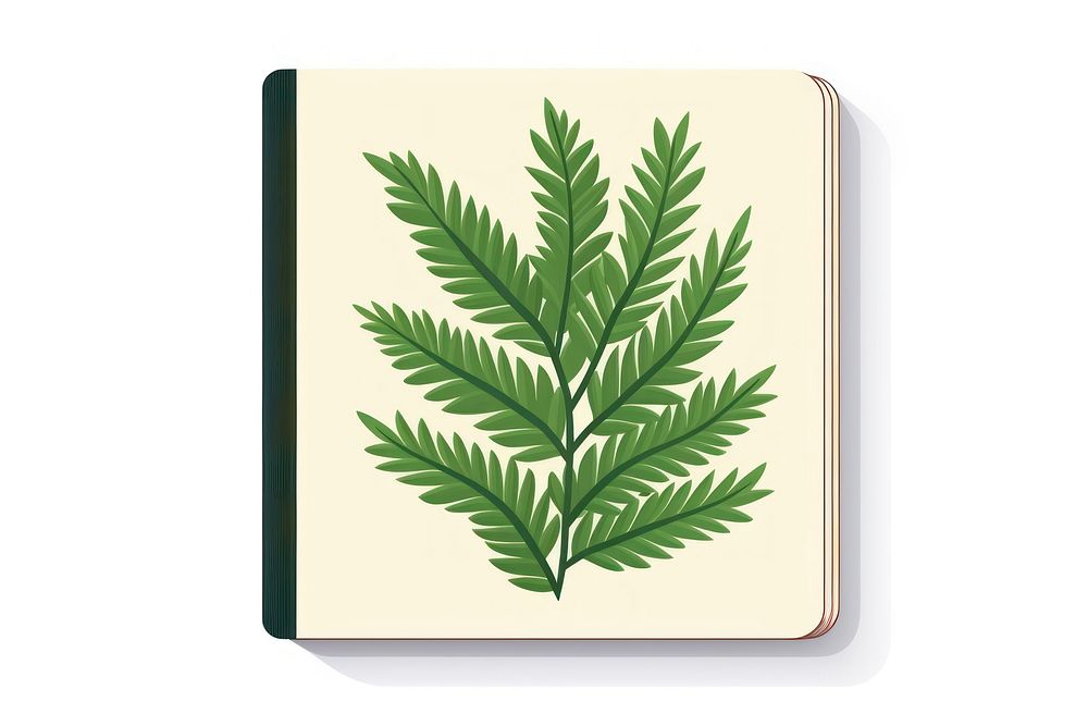 Plant herbs leaf book. 