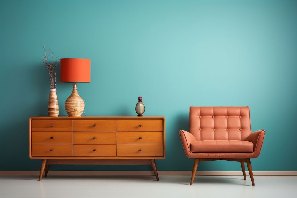 Furniture sideboard drawer chair. AI generated Image by rawpixel.