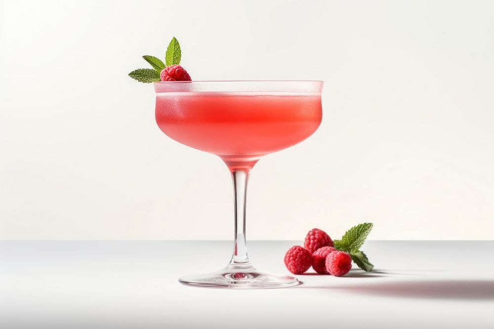 Cocktail raspberry fruit drink. AI generated Image by rawpixel.