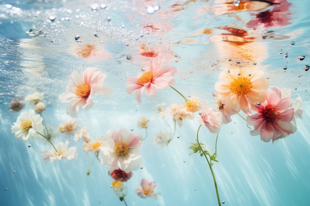 Flower underwater outdoors nature