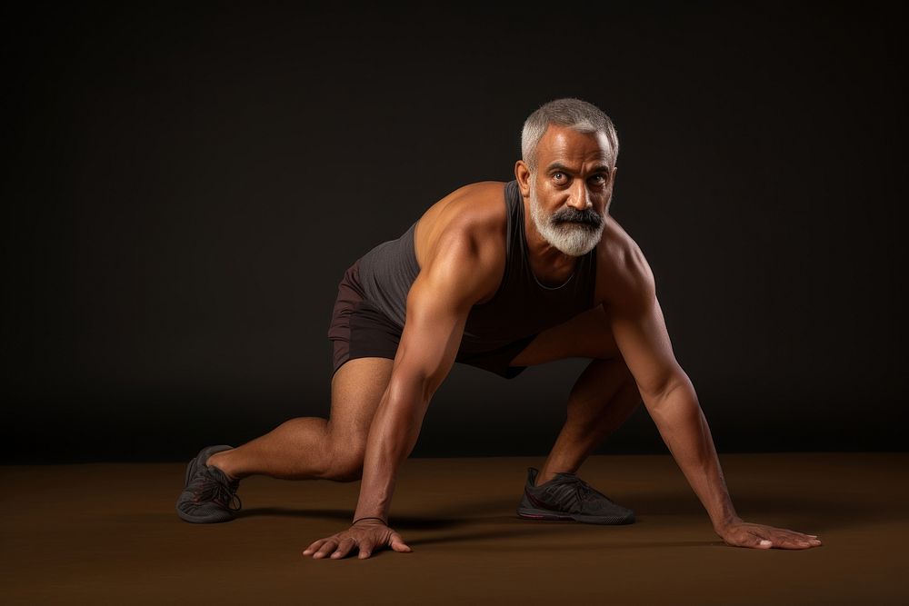 Exercise sports adult man. AI generated Image by rawpixel.