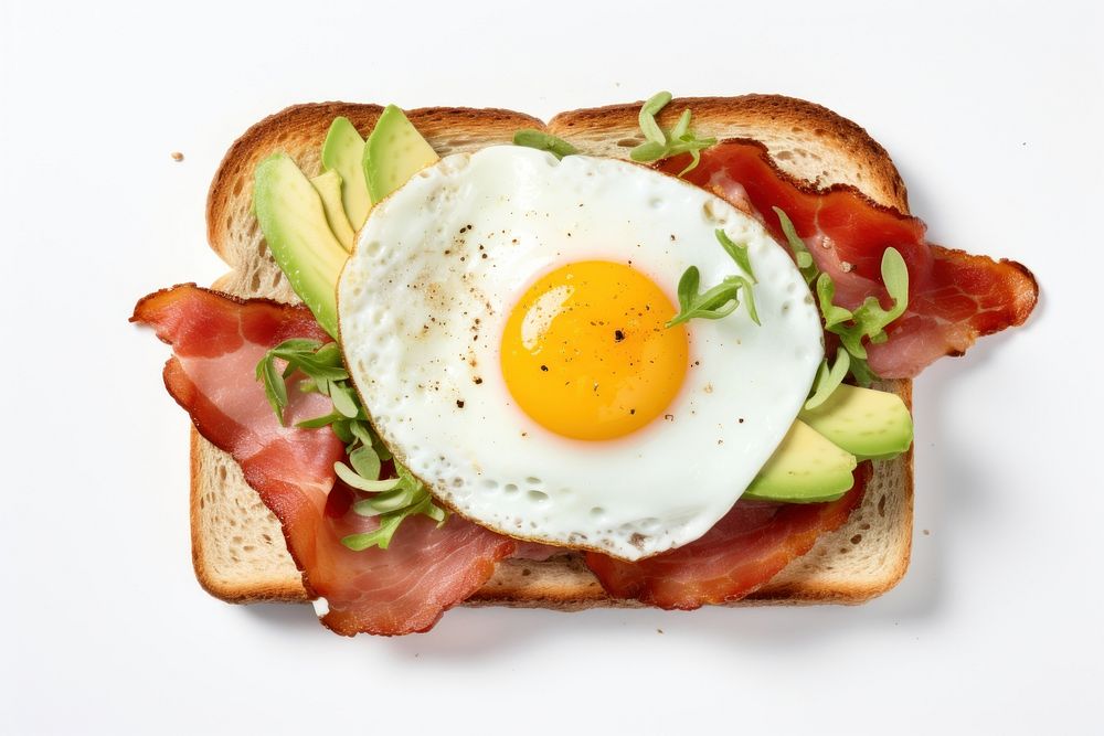 Food egg breakfast vegetable. AI generated Image by rawpixel.