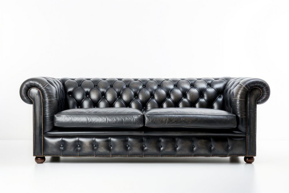 Furniture leather chair black. AI generated Image by rawpixel.