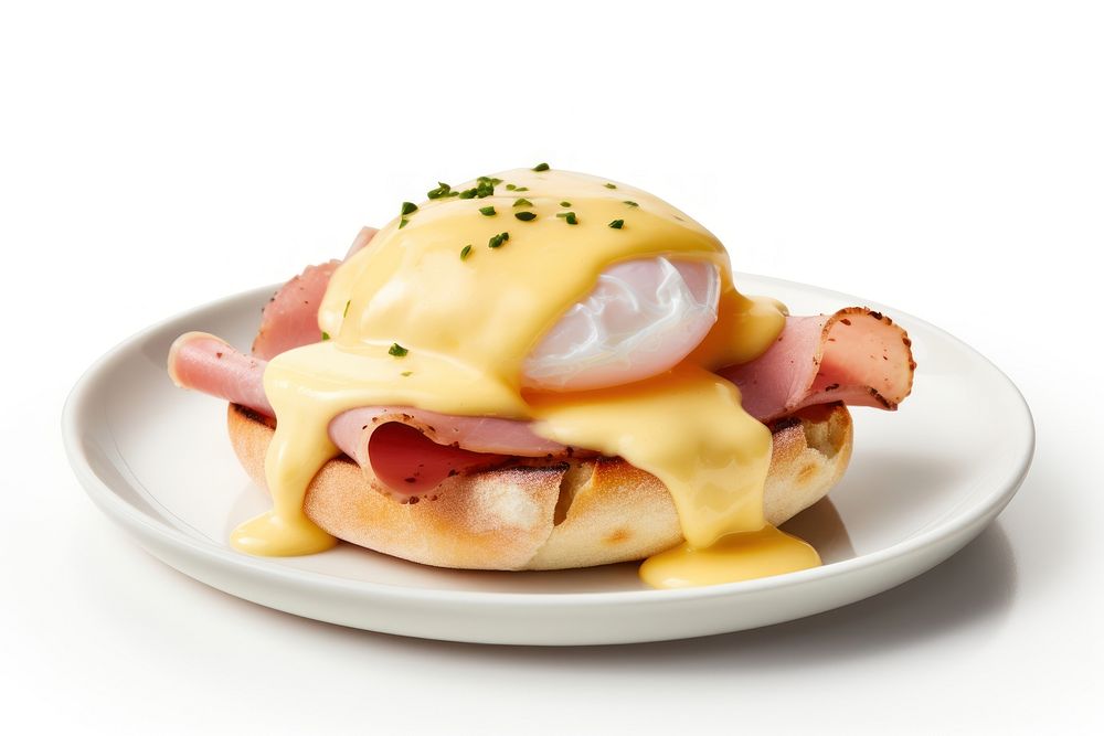 Egg brunch plate food. AI generated Image by rawpixel.