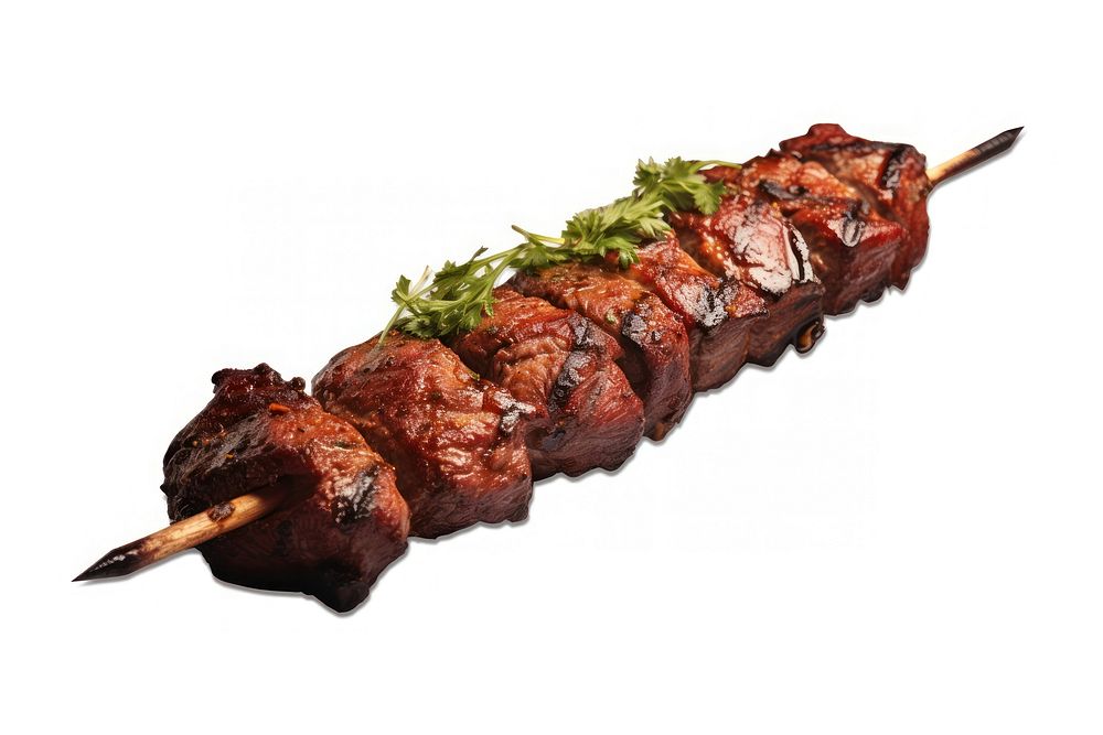 Meat grilling kebab food. AI generated Image by rawpixel.