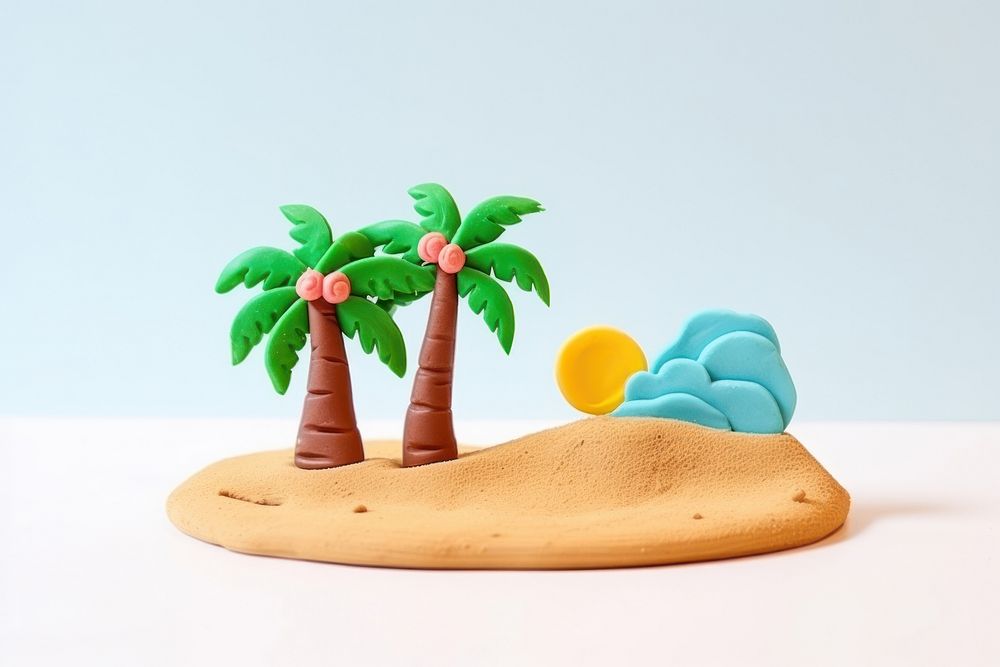 Plant beach tree toy. AI generated Image by rawpixel.