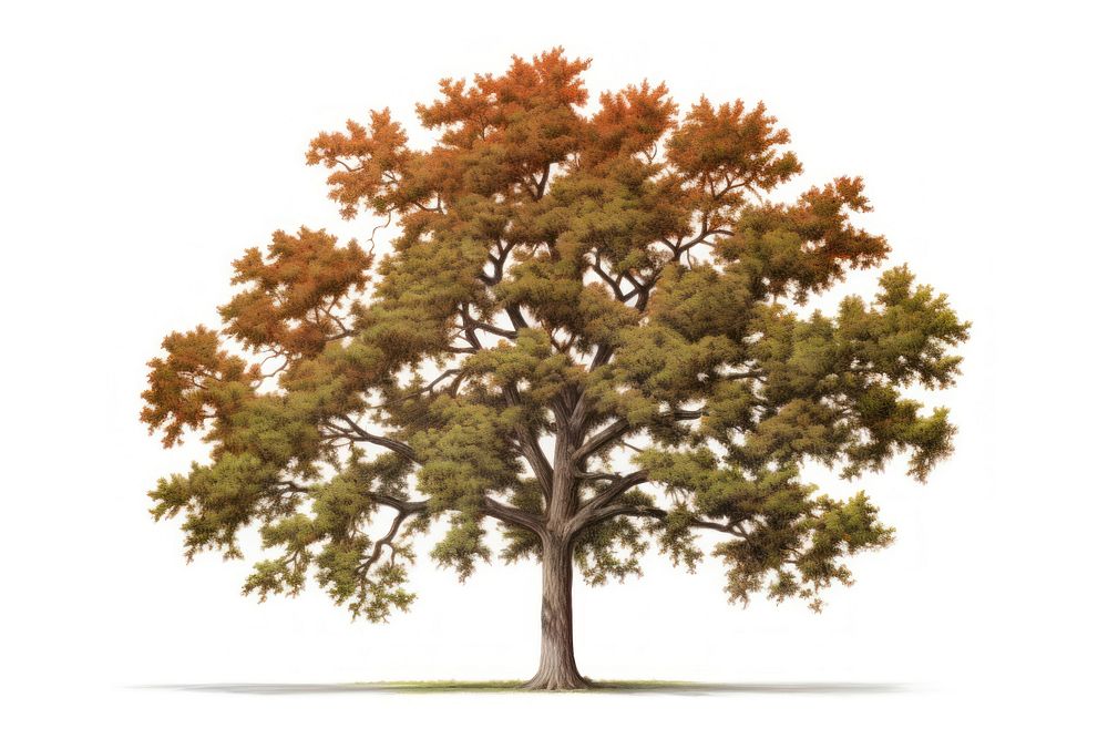 Tree plant maple oak. AI generated Image by rawpixel.