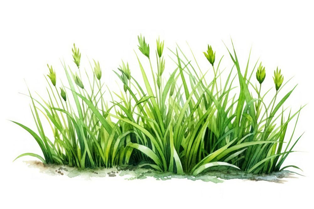 Grass flower plant green. AI generated Image by rawpixel.