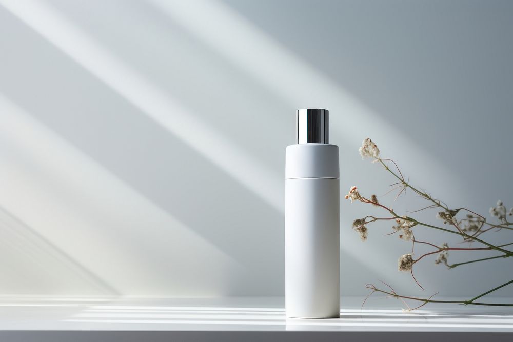 Cosmetics bottle container perfume. AI generated Image by rawpixel.