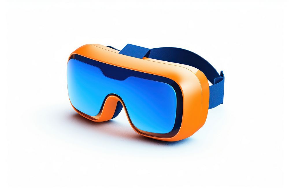 Accessory glasses goggles blue. AI generated Image by rawpixel.