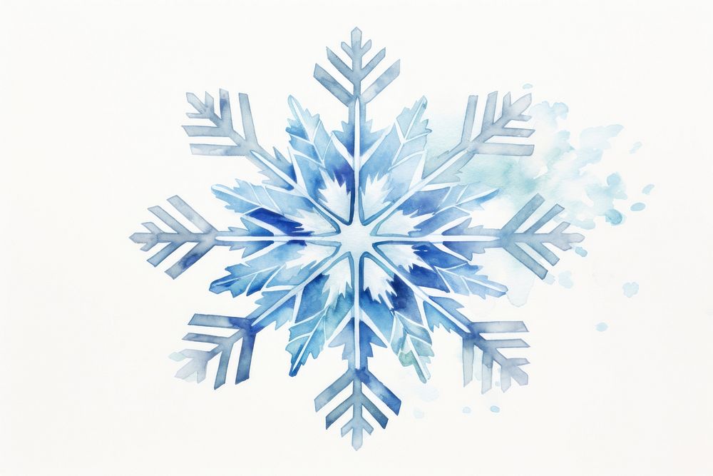Snowflake white creativity decoration. AI generated Image by rawpixel.