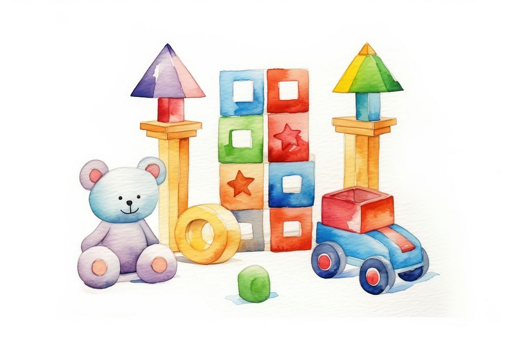 Toy representation creativity alphabet. AI generated Image by rawpixel.