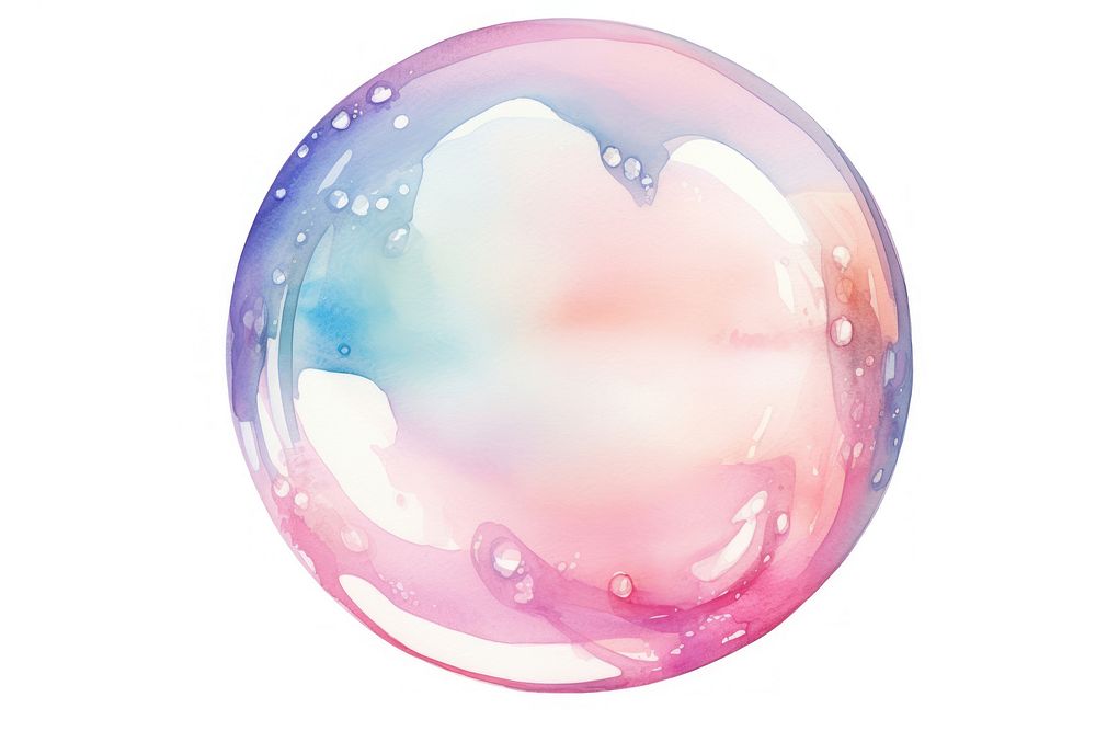 Bubble transparent sphere lightweight. AI generated Image by rawpixel.