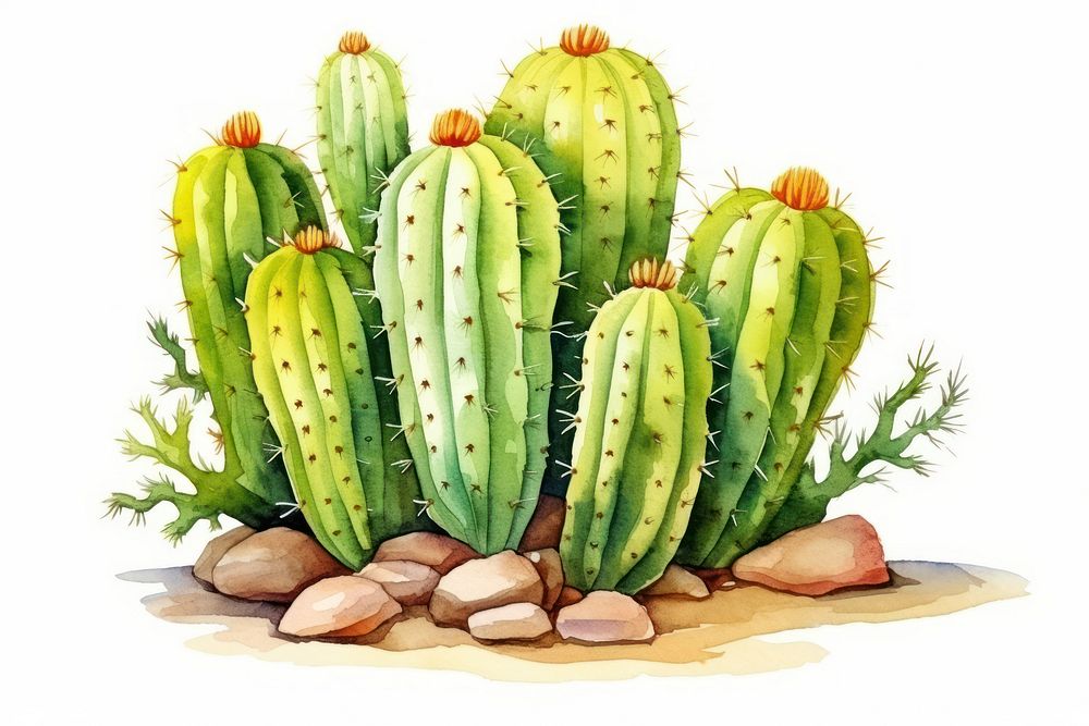 Cactus plant freshness vegetable. AI generated Image by rawpixel.