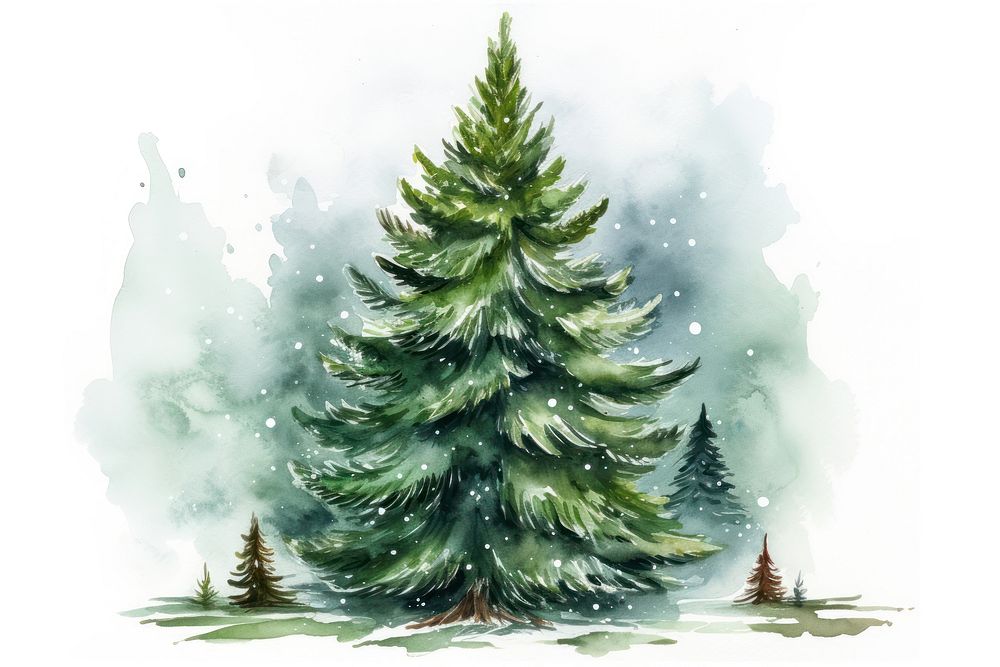 Christmas tree plant paper. AI generated Image by rawpixel.