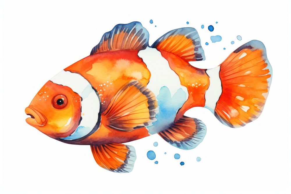 Fish goldfish animal sea. AI generated Image by rawpixel.