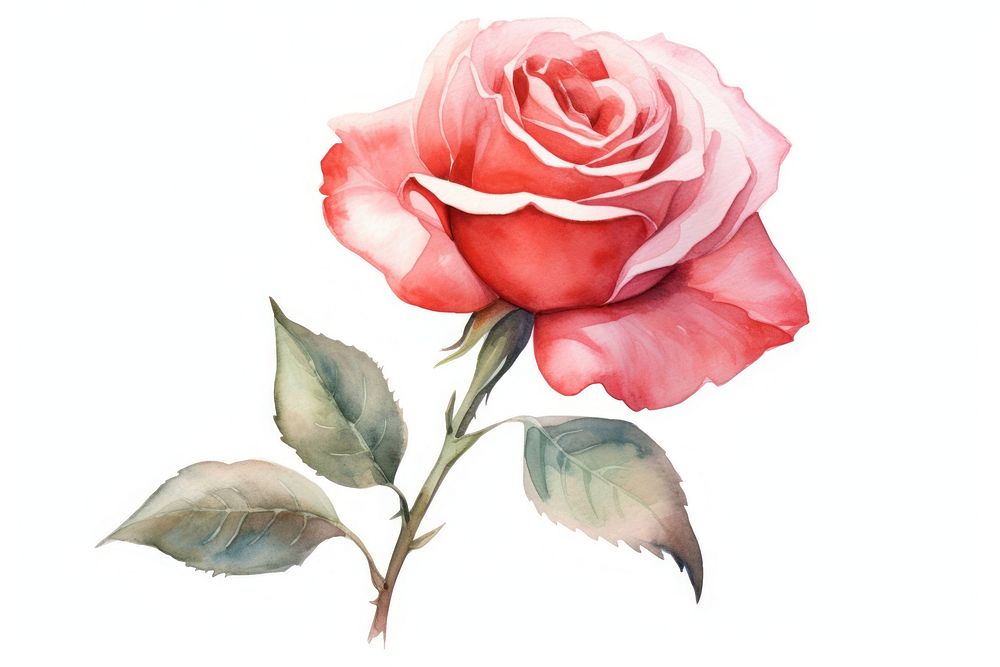 Rose flower plant inflorescence. AI generated Image by rawpixel.