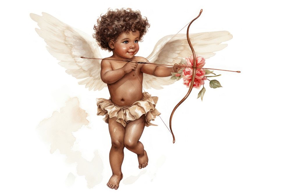 Cupid baby creativity innocence. AI generated Image by rawpixel.