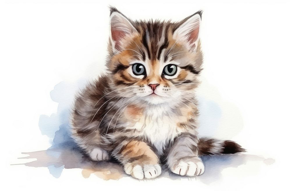 Mammal animal kitten cute. AI generated Image by rawpixel.