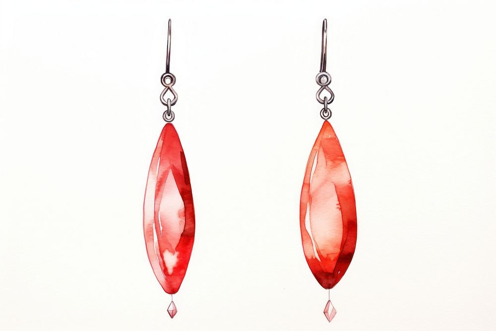 Earring gemstone jewelry accessories. AI generated Image by rawpixel.