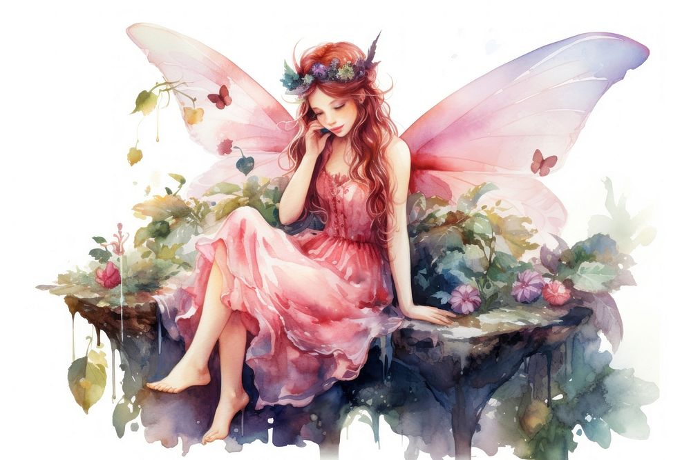 Flower fairy angel adult. 