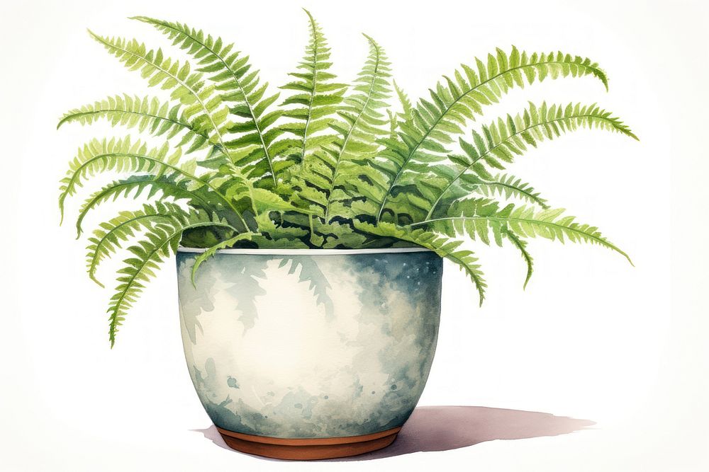 Fern plant houseplant freshness. AI generated Image by rawpixel.