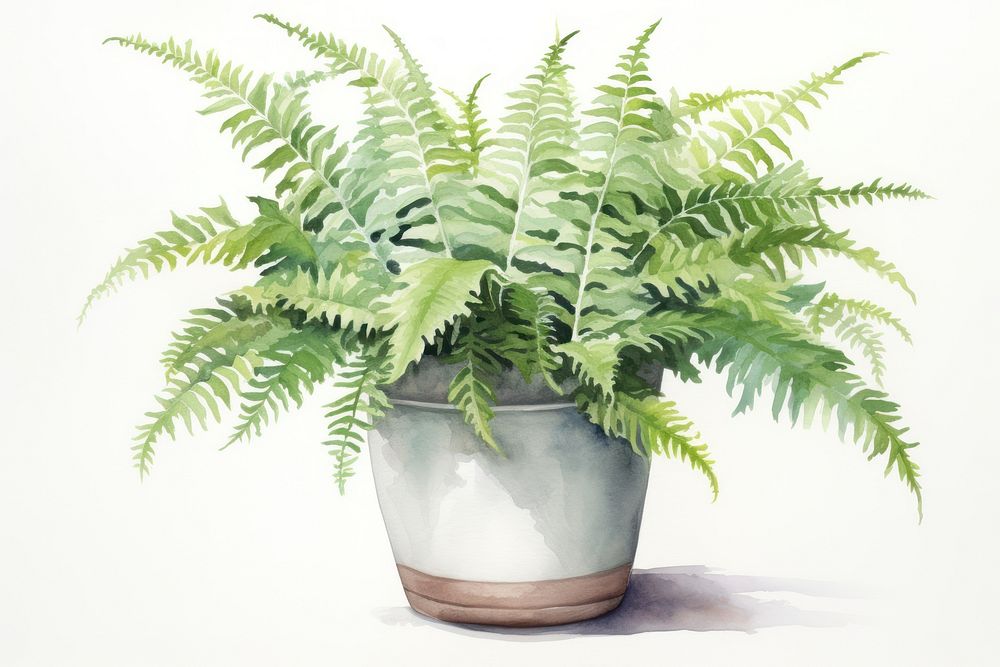 Fern plant leaf houseplant. AI generated Image by rawpixel.