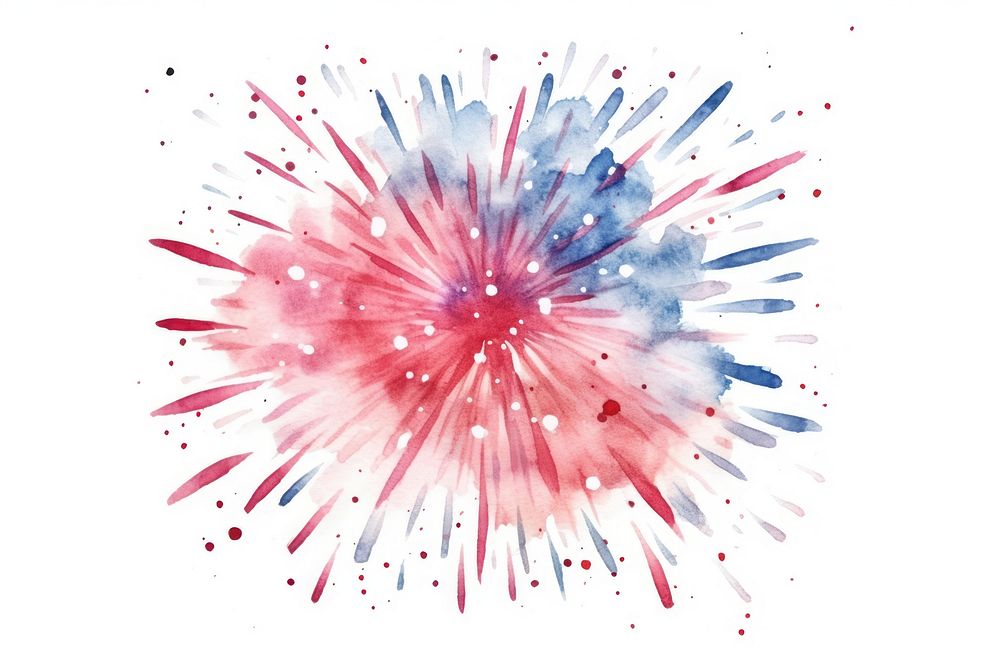 Fireworks backgrounds white background creativity. AI generated Image by rawpixel.