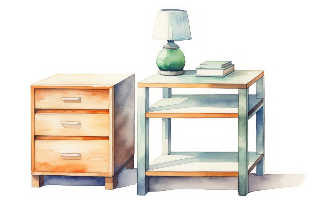 Furniture drawer table desk. AI generated Image by rawpixel.