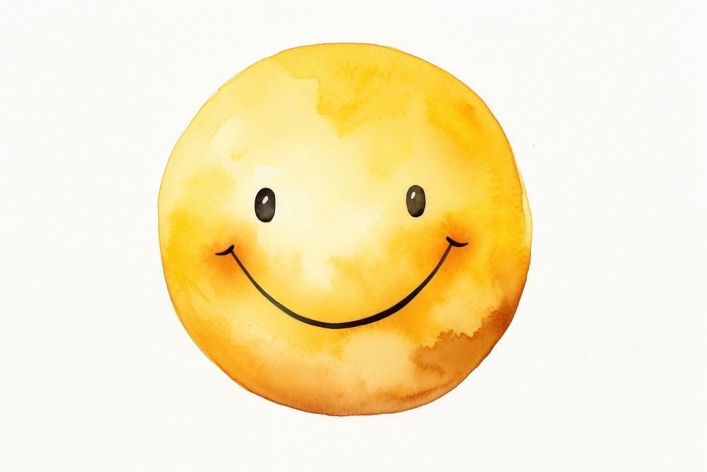 Smiling face food white background. AI generated Image by rawpixel.