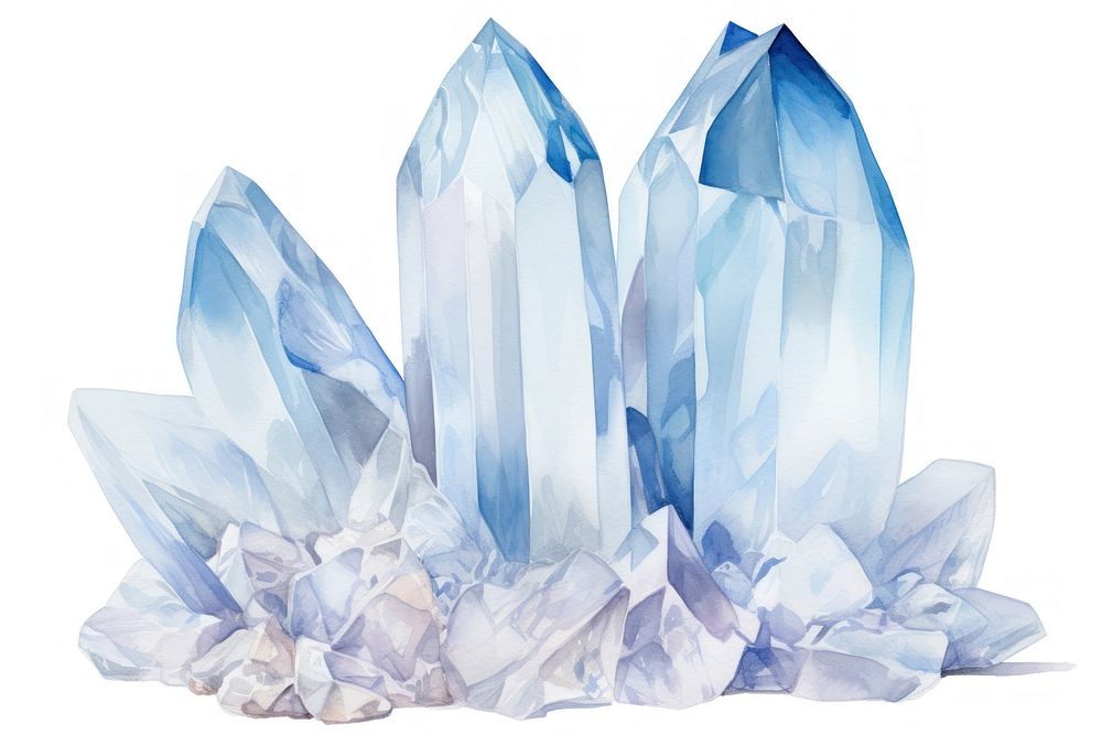Crystal mineral quartz nature. AI generated Image by rawpixel.