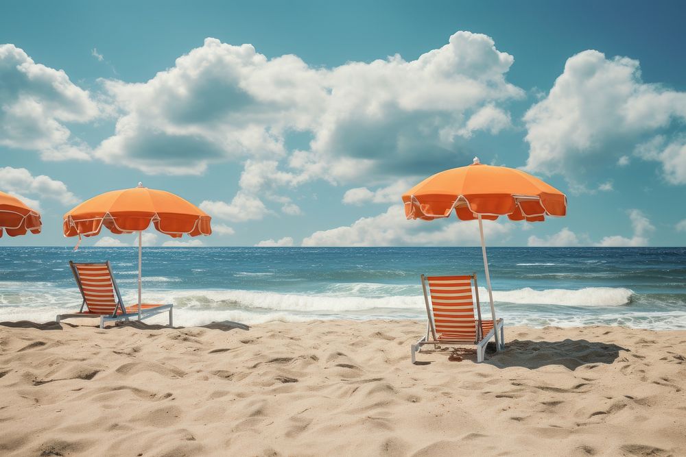 Beach architecture furniture outdoors. AI generated Image by rawpixel.