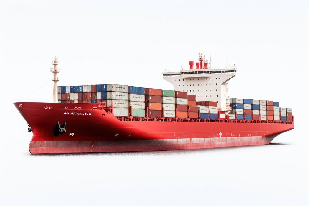 Ship architecture container vehicle. AI generated Image by rawpixel.