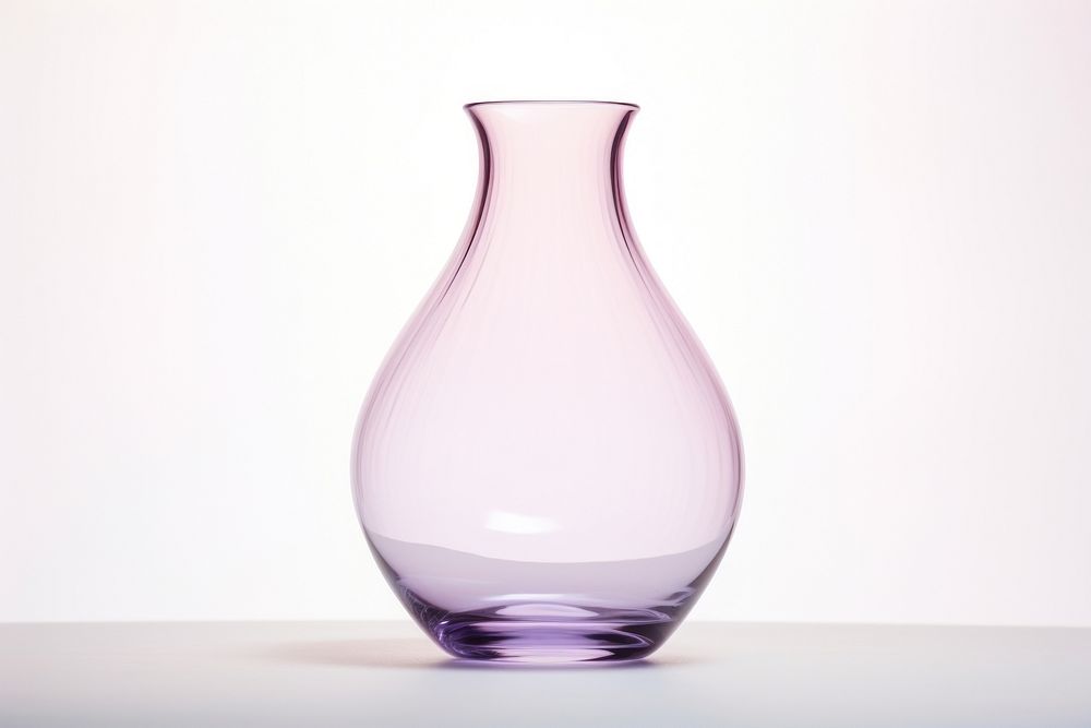 Glass vase jar white background. AI generated Image by rawpixel.