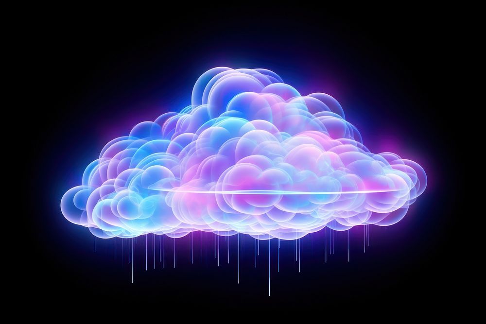 Technology abstract cloud backgrounds. AI generated Image by rawpixel.