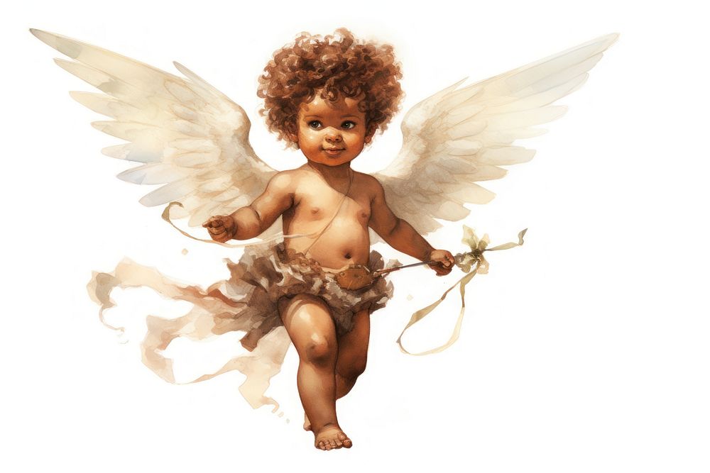 Angel baby representation creativity. AI generated Image by rawpixel.