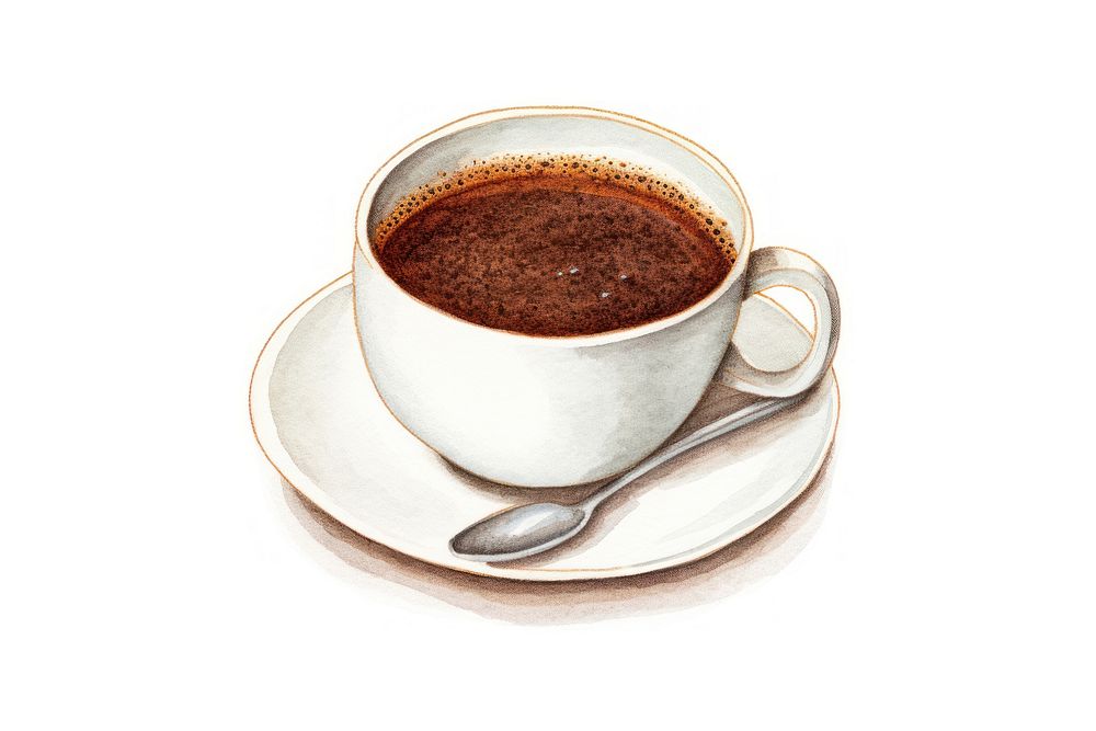 Coffee cup saucer drink. AI generated Image by rawpixel.