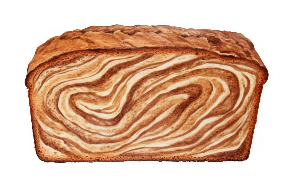 Food bread white background viennoiserie. AI generated Image by rawpixel.