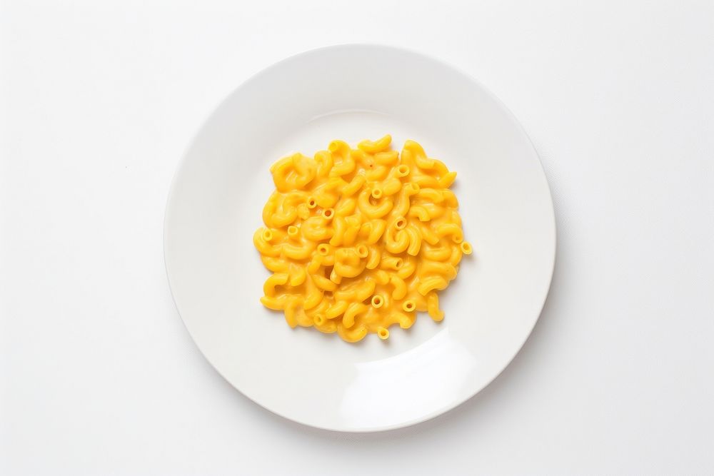 Plate food pasta white background. AI generated Image by rawpixel.