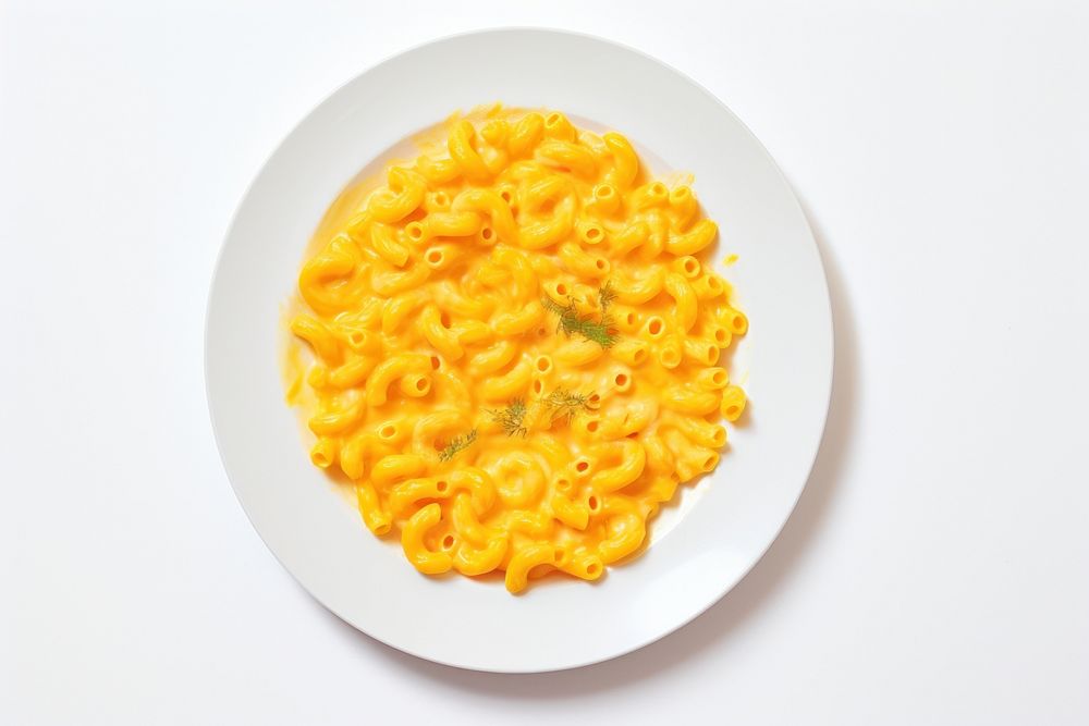 Plate food pasta white background. AI generated Image by rawpixel.