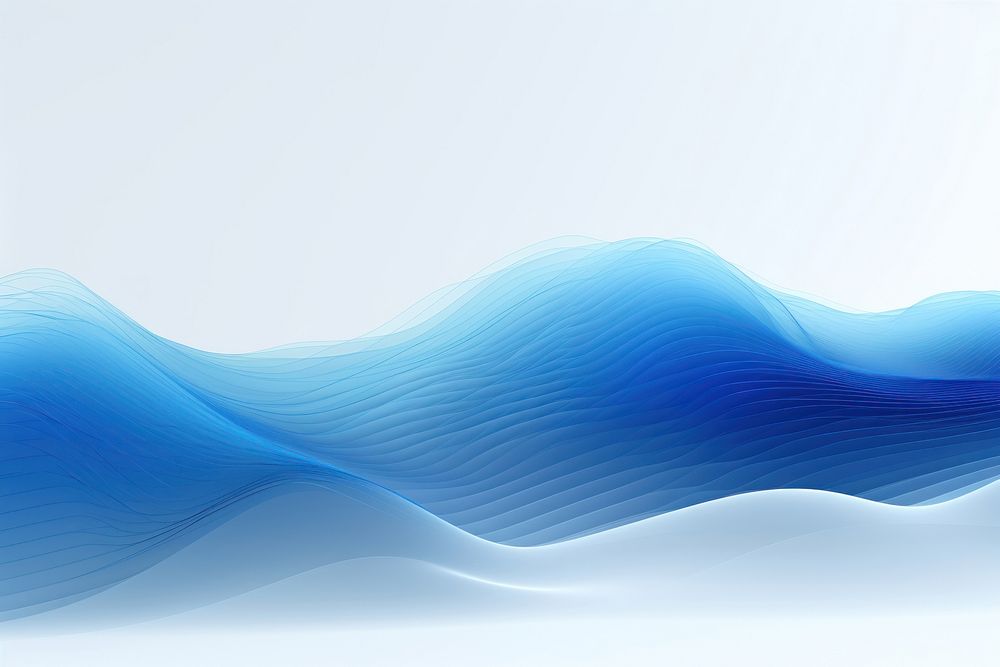 Backgrounds nature blue wave. AI generated Image by rawpixel.