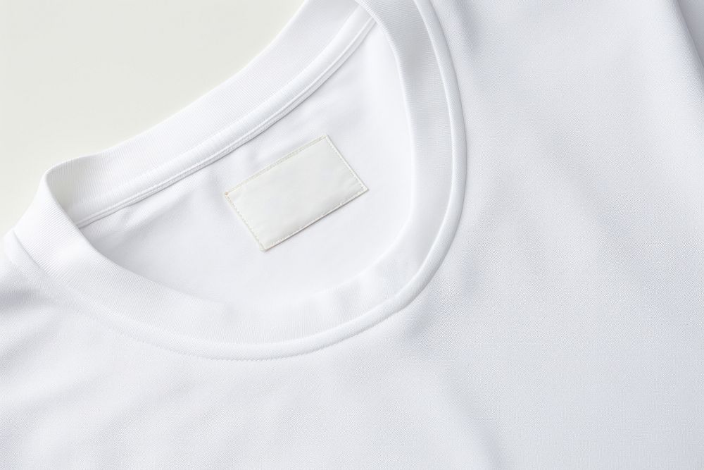 T-shirt sleeve white undershirt. 