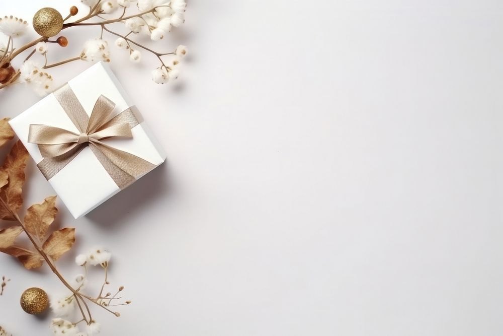 Gift backgrounds paper white. AI generated Image by rawpixel.