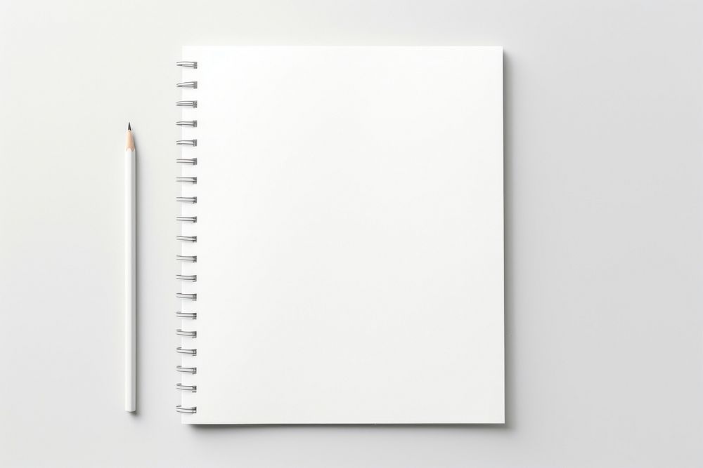 Diary paper white page. AI generated Image by rawpixel.