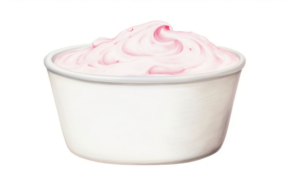 Food dessert yogurt cream. AI generated Image by rawpixel.