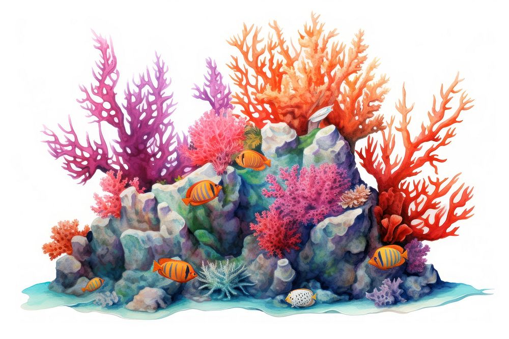 Outdoors aquarium nature fish. AI generated Image by rawpixel.