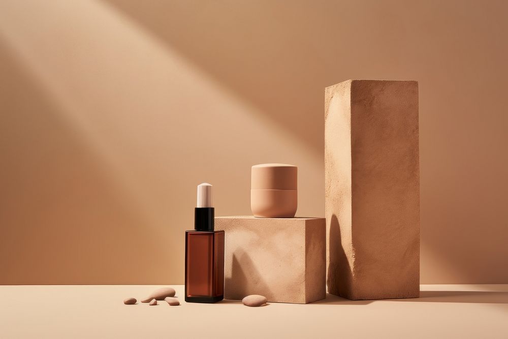 Cosmetics perfume bottle parmigiano-reggiano. AI generated Image by rawpixel.