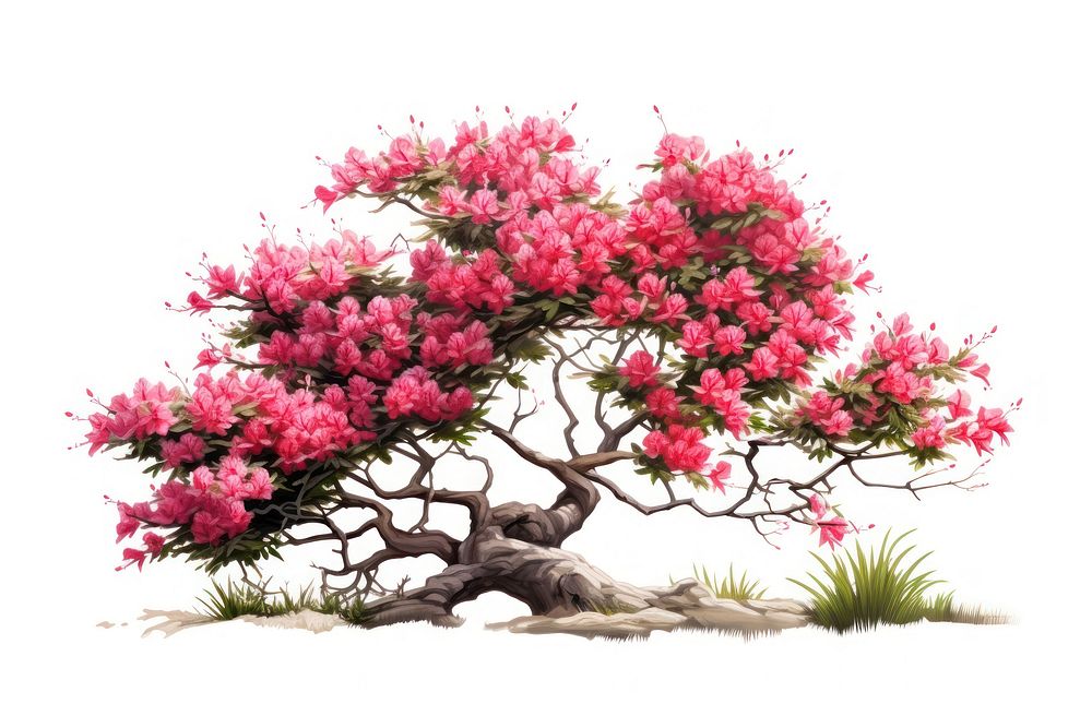 Flower blossom bonsai plant. AI generated Image by rawpixel.