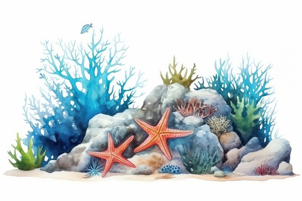 Sea starfish outdoors nature. AI generated Image by rawpixel.