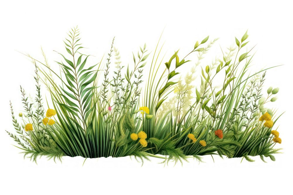 Grass outdoors nature flower. AI generated Image by rawpixel.